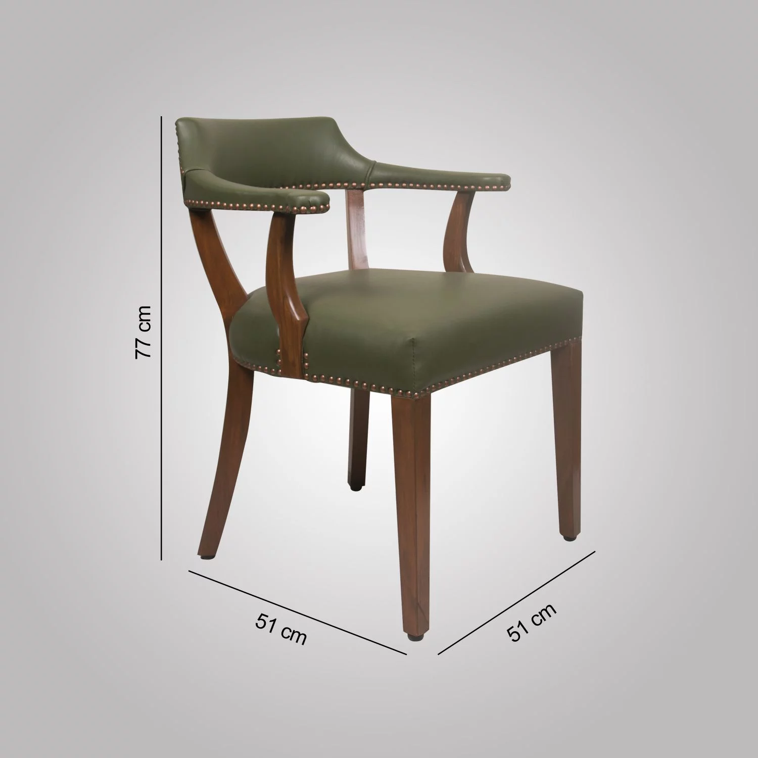 Arm Chair Teak Finish 7 Arm Chair in Teak Finish4