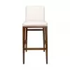 Upholstery Back Cushioning Wooden Bar Stool