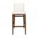 Upholstery Back Cushioning Wooden Bar Stool