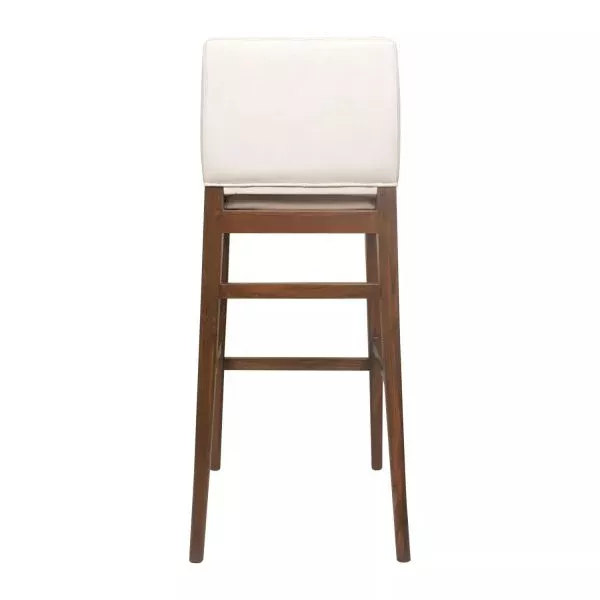 Upholstery Back Cushioning Wooden Bar Stool1