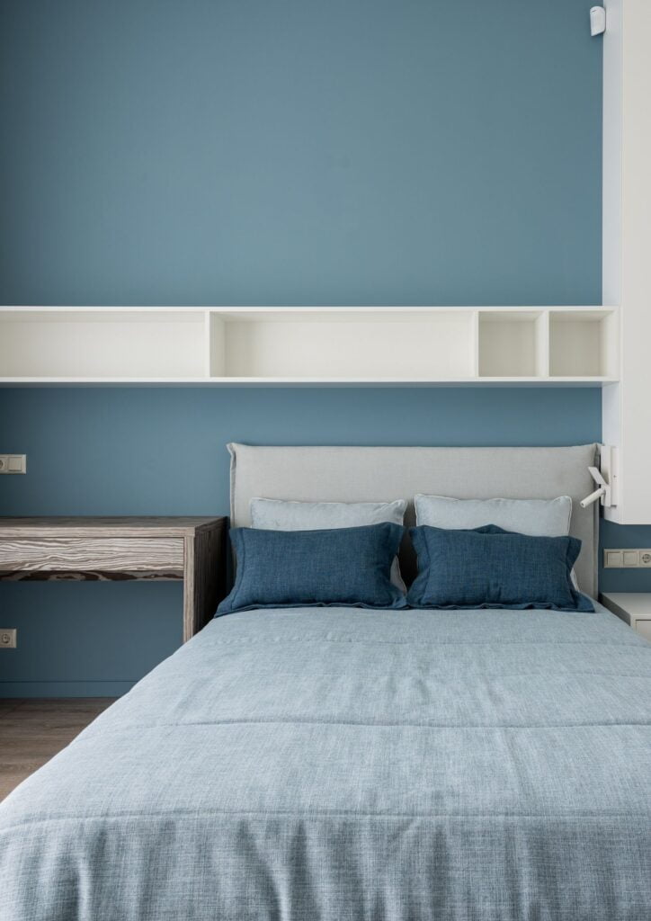 Steel Blue - Colour Combinations to Enhance Your Bedroom Walls